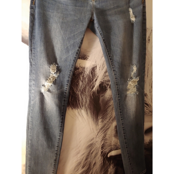 American Eagle Outfitters Flex denim distressed skinny jeans - Picture 3 of 6